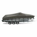 Eevelle Boat Cover CUDDY CABIN Inboard Fits 21ft 6in L up to 102in W Charcoal WSVCDY21102-CHL